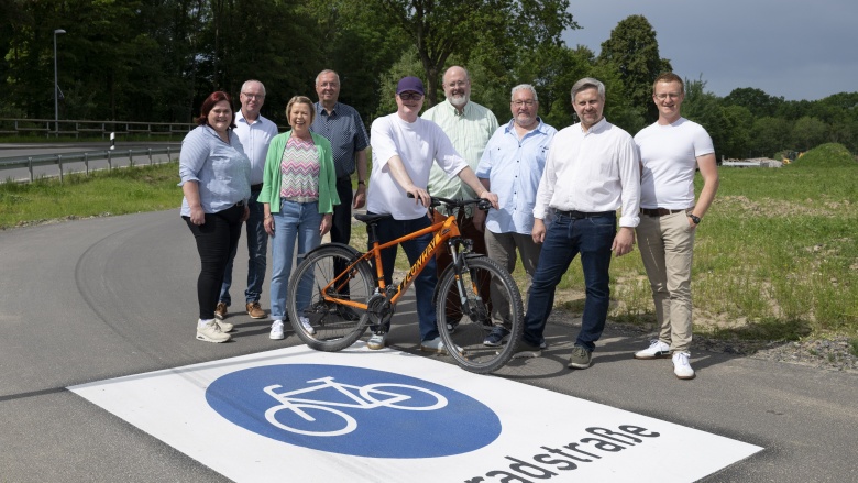 Fahrradstraße in Ostercappeln