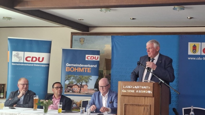 NRW Gesundheitsminister Laumann im Wittlager Land