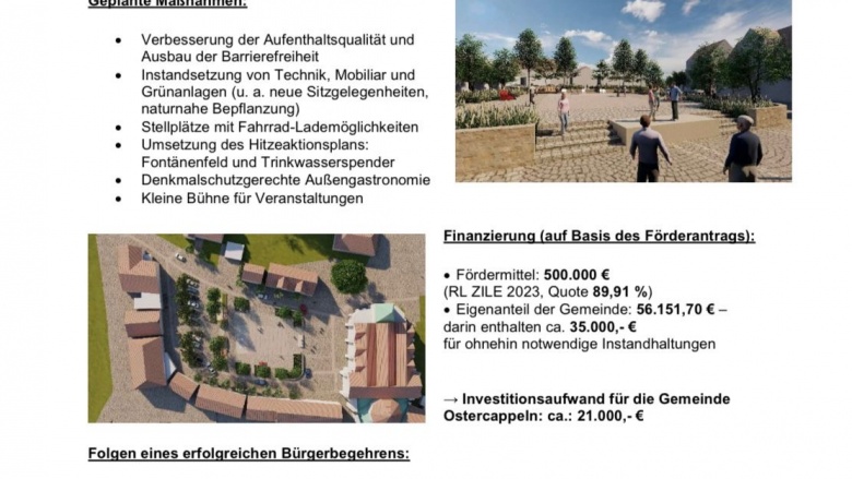 Sanierungs- und Umbauplan Kirchplatz Ostercappeln Sanierungs- und Umbauplan Kirchplatz Ostercappeln