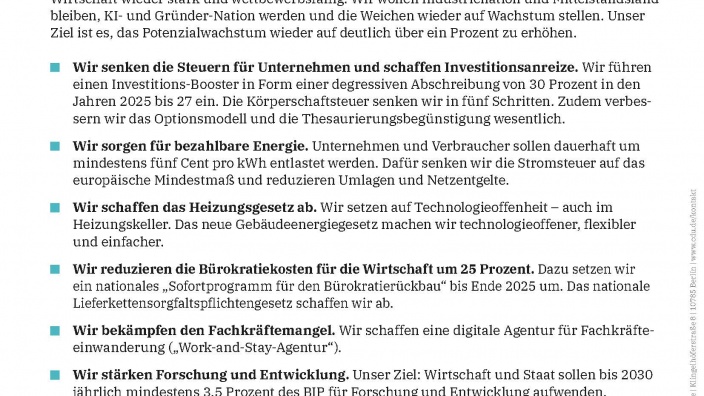 Wir machen Deutschland wieder  wettbewerbsfähig