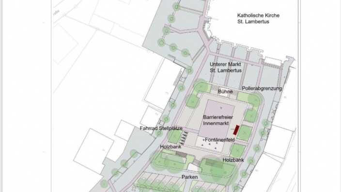 Sanierungs- und Umbauplan Kirchplatz Ostercappeln