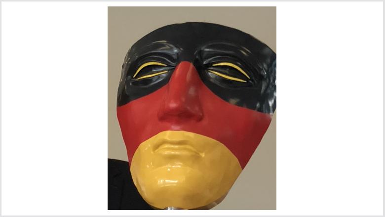 Varusmaske mit Deutschlandfahne
