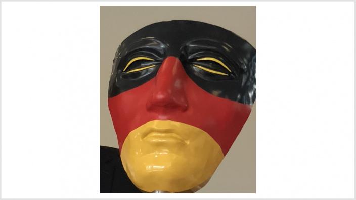 Varusmaske mit Deutschlandfahne